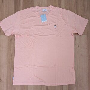 NWT Eubi premier Bamboo Short Sleeve T-Shirt Pink with Embroidered Penguin XXL